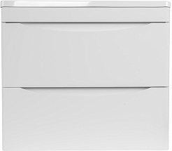Style Line Мебель для ванной Бергамо Мини 60 подвесная белая Люкс антискрейтч Plus – фотография-2